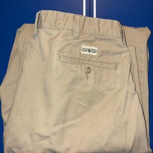 Vintage Polo Ralph Lauren baggy chino pants. Wide leg fit and wide leg opening